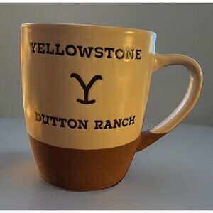 Yellowstone Dutton Ranch 16oz Stoneware Mug, Microwave Safe
